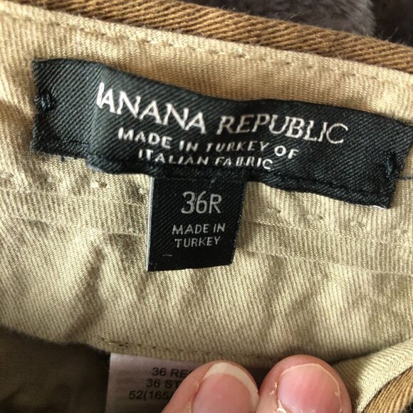 BANANA REPUBLIC Italian Cotton Linen Suit Pant - 36R 809143 - Picture 4 of 7